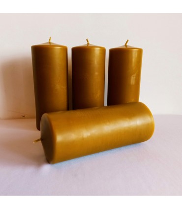 Świece ołtarzowe grube 23 \ 9,5 cm 4 sztuki - świeca z wosku pszczelego