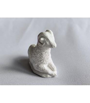 Baranek do koszyczka Wielkanocnego - figurka z gipsu