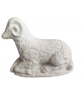 Baranek do koszyczka Wielkanocnego - figurka z gipsu