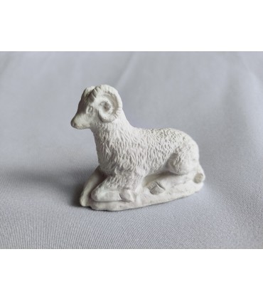 Baranek do koszyczka Wielkanocnego 5 sztuk- figurka z gipsu