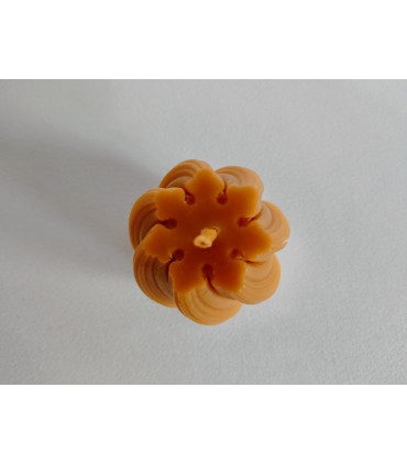 Mała ozdobna świeca -świeca z wosku pszczelego