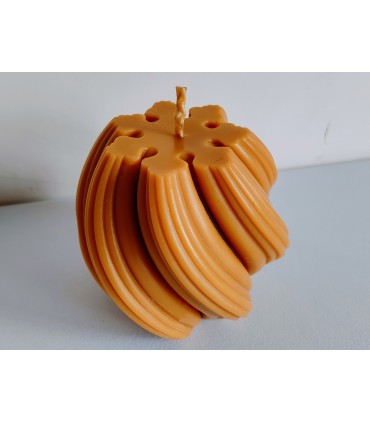 Zestaw ozdobnych świec -świeca z wosku pszczelego