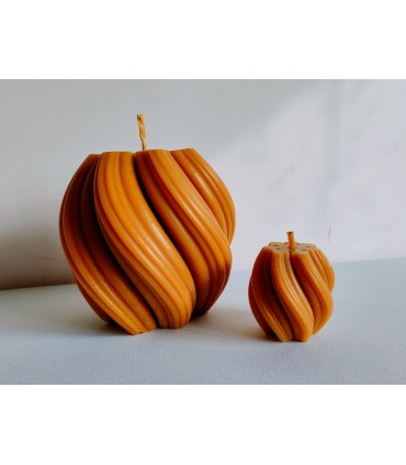 Zestaw ozdobnych świec -świeca z wosku pszczelego