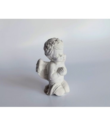 Aniołek z klęczący 12 cm - figurka z gipsu