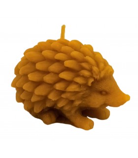 Malutki jeż - Świeczka z wosku pszczelego