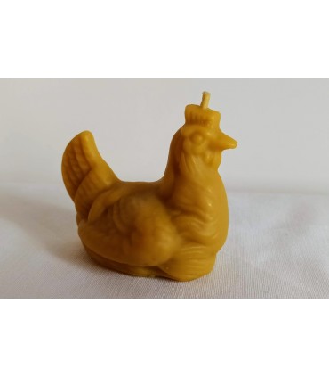 Kokoszka - Świeczka z wosku pszczelego