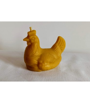 Kokoszka - Świeczka z wosku pszczelego