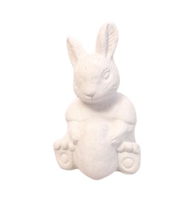 Zajączek wielkanocny - figurka z gipsu