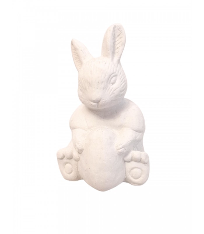 Zajączek wielkanocny - figurka z gipsu