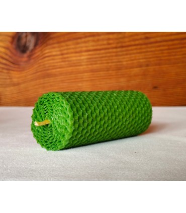 Zestaw świec z kolorowej węzy pszczelej - 5 sztuk świeczek z wosku pszczelego