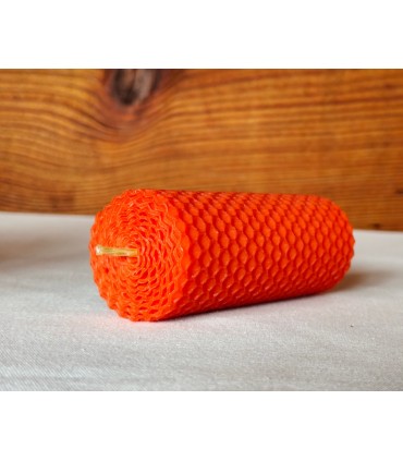 Zestaw świec z kolorowej węzy pszczelej - 5 sztuk świeczek z wosku pszczelego