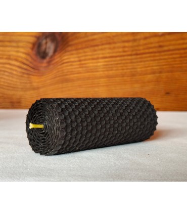 Świeca z węzy pszczelej czarna 10 cm / 4,2 szt - Świeczka z wosku pszczelego