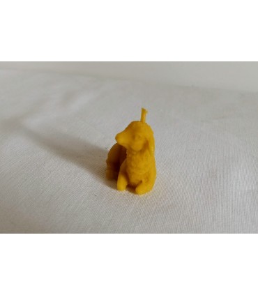 Baranek mini - Świeczka z wosku pszczelego