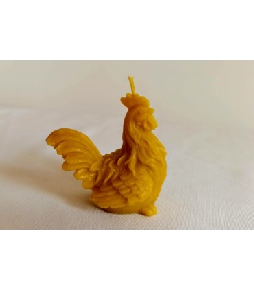 Kogut siedzący - Świeczka z wosku pszczelego