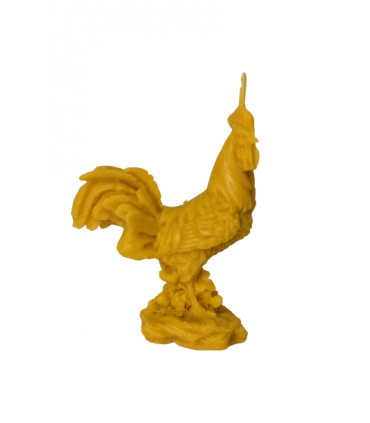 Kogut stojący - Świeczka z wosku pszczelego