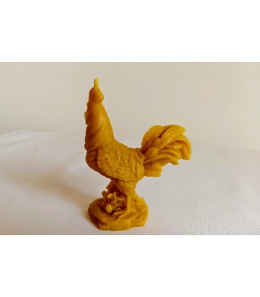 Kogut stojący - Świeczka z wosku pszczelego
