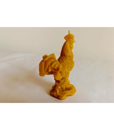 Kogut stojący - Świeczka z wosku pszczelego