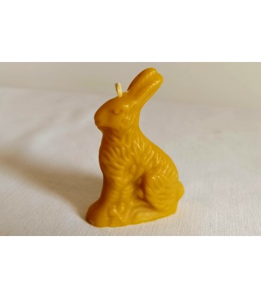 Zajączek - Świeczka z wosku pszczelego