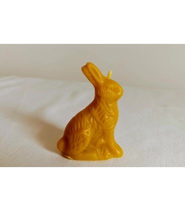 Zajączek - Świeczka z wosku pszczelego