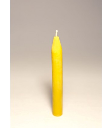 Walec mały, gładki 8 szt - Świeca z wosku pszczelego