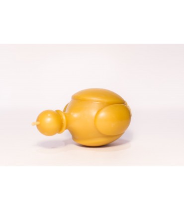 Flakon 11 cm - świeca z wosku pszczelego