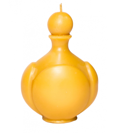 Flakon 11 cm - świeca z wosku pszczelego