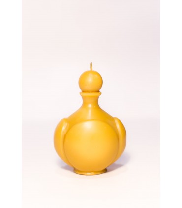 Flakon 11 cm - świeca z wosku pszczelego