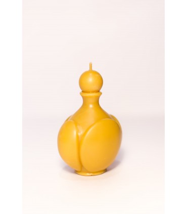 Flakon 11 cm - świeca z wosku pszczelego