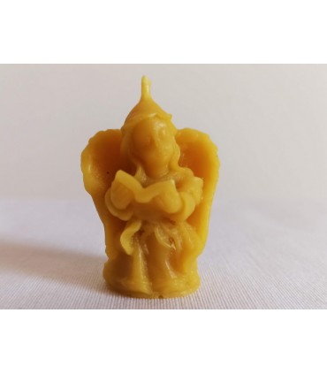 Aniołek malutki - świeca z wosku pszczelego