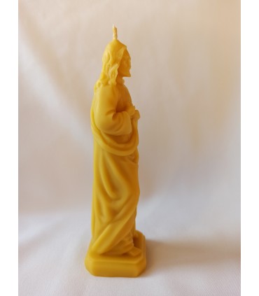Pan Jezus 16 cm - Świeczka z wosku pszczelego