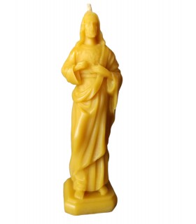 Pan Jezus 16 cm - Świeczka z wosku pszczelego