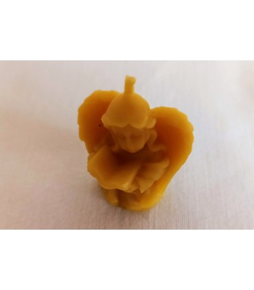 Aniołek malutki - świeca z wosku pszczelego