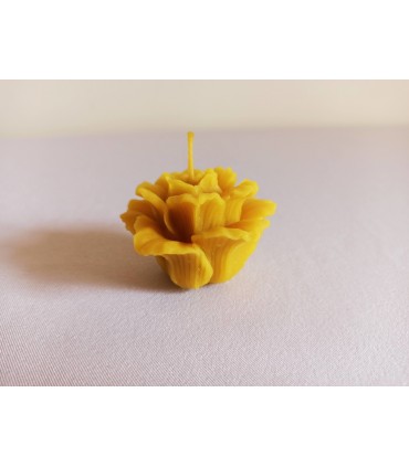 Róża mała - Świeca z wosku pszczelego