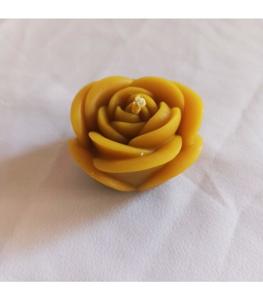 Róża duża - Świeca z wosku pszczelego