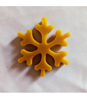 Gwiazdka - Zawieszka na choinkę z wosku pszczelego