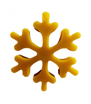 Gwiazdka - Zawieszka na choinkę z wosku pszczelego