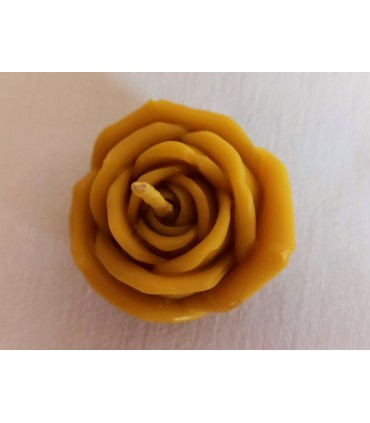 Róża - Świeca z wosku pszczelego