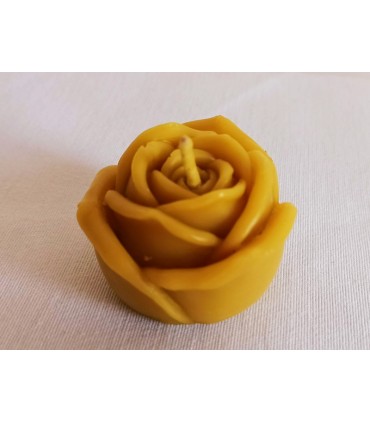 Róża - Świeca z wosku pszczelego