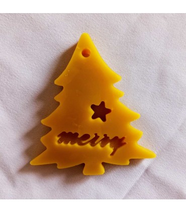 Zawieszki zestaw 5 sztuk - Zawieszka na choinkę z wosku pszczelego