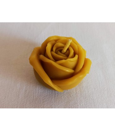 Róża - Świeca z wosku pszczelego