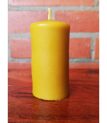 Walec gładki 9 cm - Świeczka z wosku pszczelego